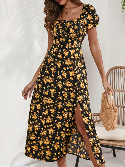 Elegance in Bloom Summer Dress