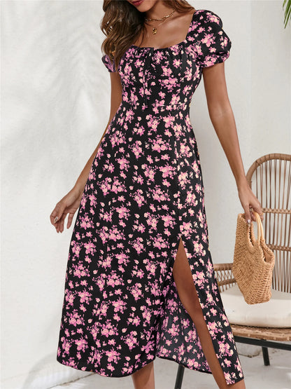 Elegance in Bloom Summer Dress