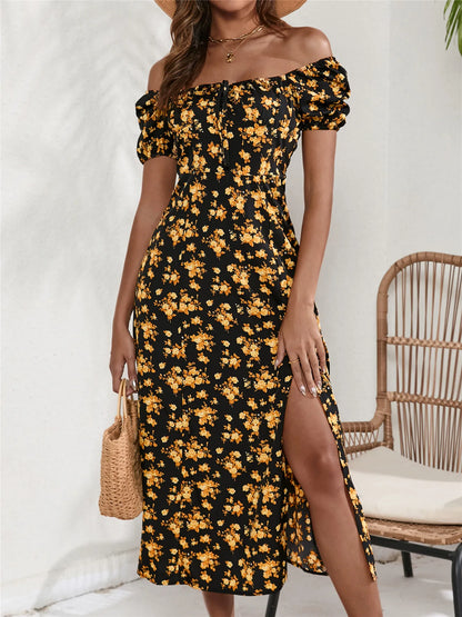 Elegance in Bloom Summer Dress