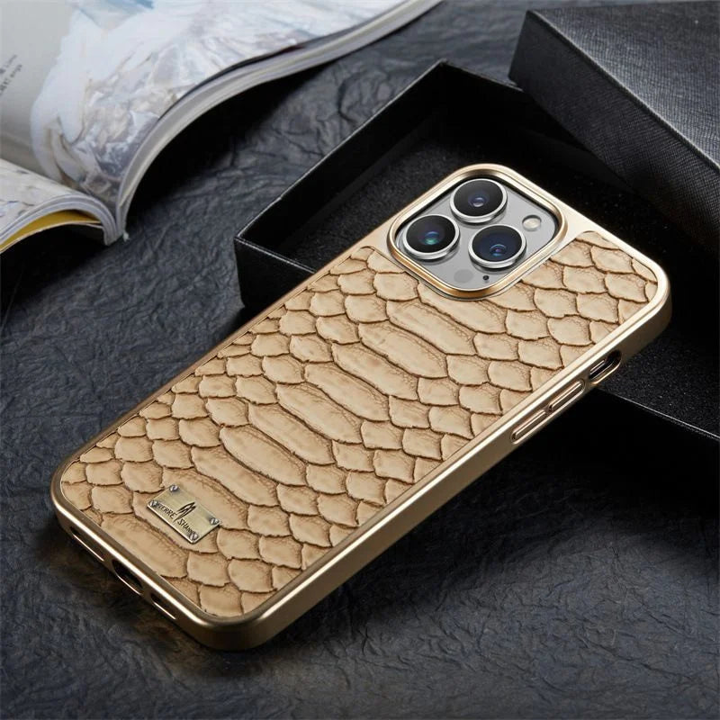 Luxe Python Pattern Iphone Cover