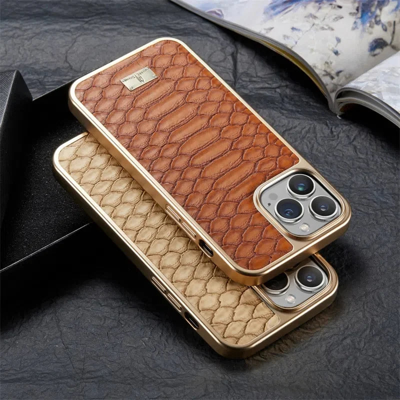 Luxe Python Pattern Iphone Cover