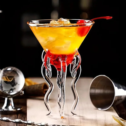 Tentacle Twist Cocktail Glass