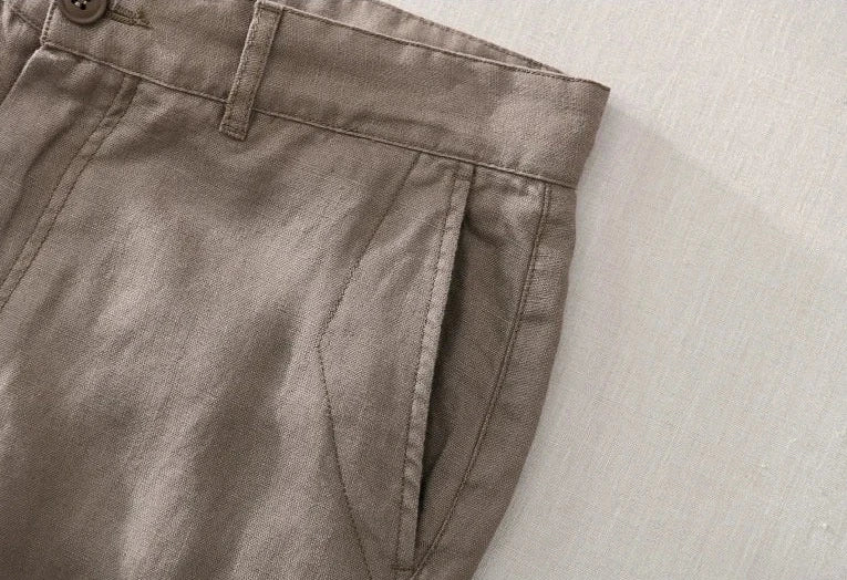 Dune Drift Linen Shorts