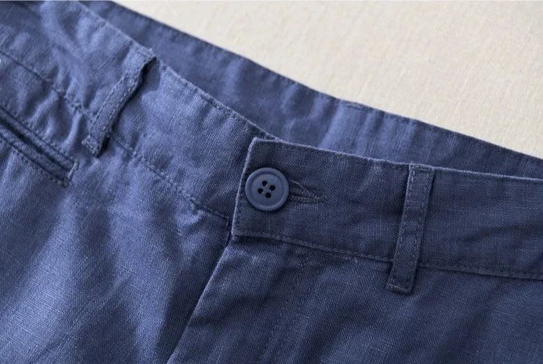 Dune Drift Linen Shorts