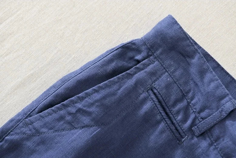 Dune Drift Linen Shorts