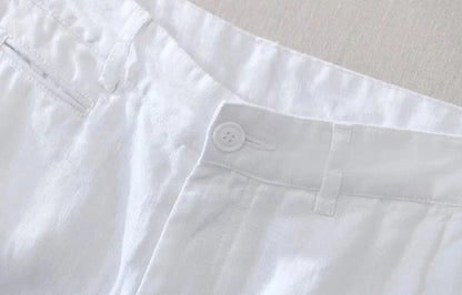 Dune Drift Linen Shorts