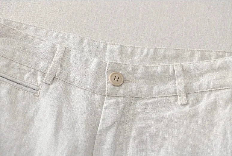 Dune Drift Linen Shorts